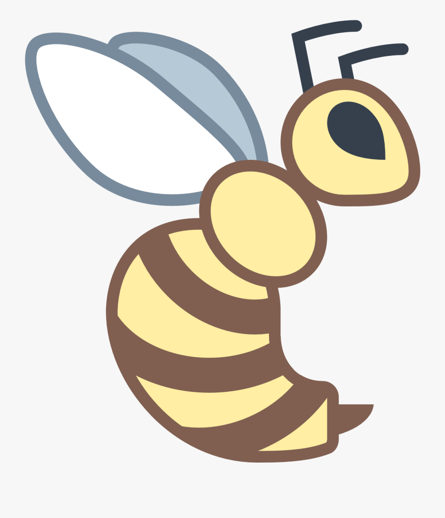 Wasp Vector Stylized - Icon Png Honey Bee, Transparent Clipart