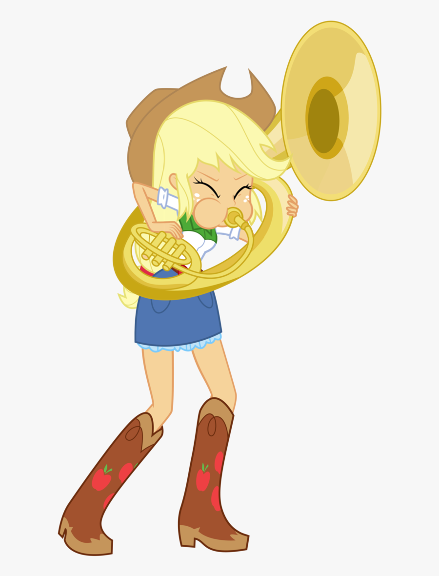 Mlp Eg Applejack Tuba, Transparent Clipart