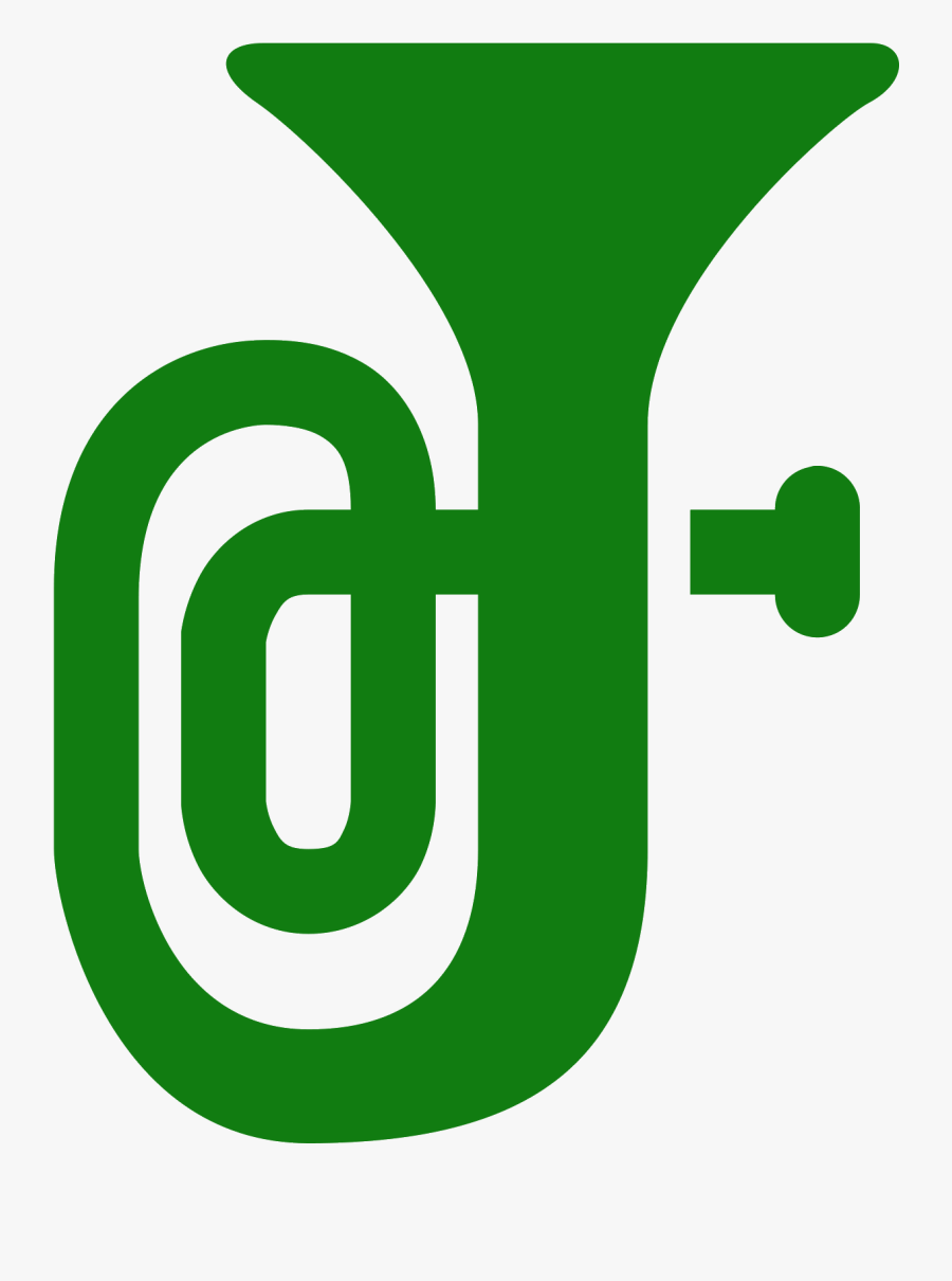 Graphic Transparent Tuba Vector - Tuba Icon Png, Transparent Clipart