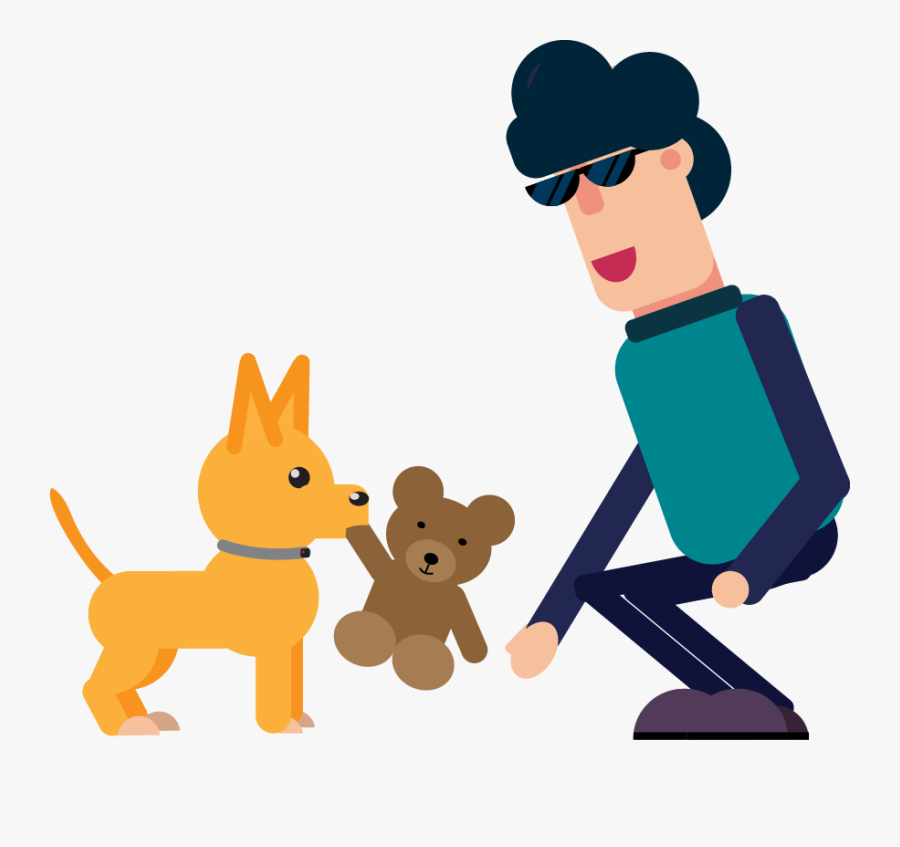 Train Dog To Sit Clipart, Transparent Clipart