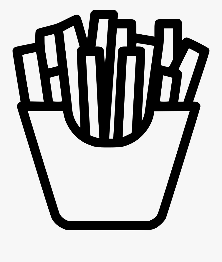Fries Vector Svg - French Fries Png Icon, Transparent Clipart