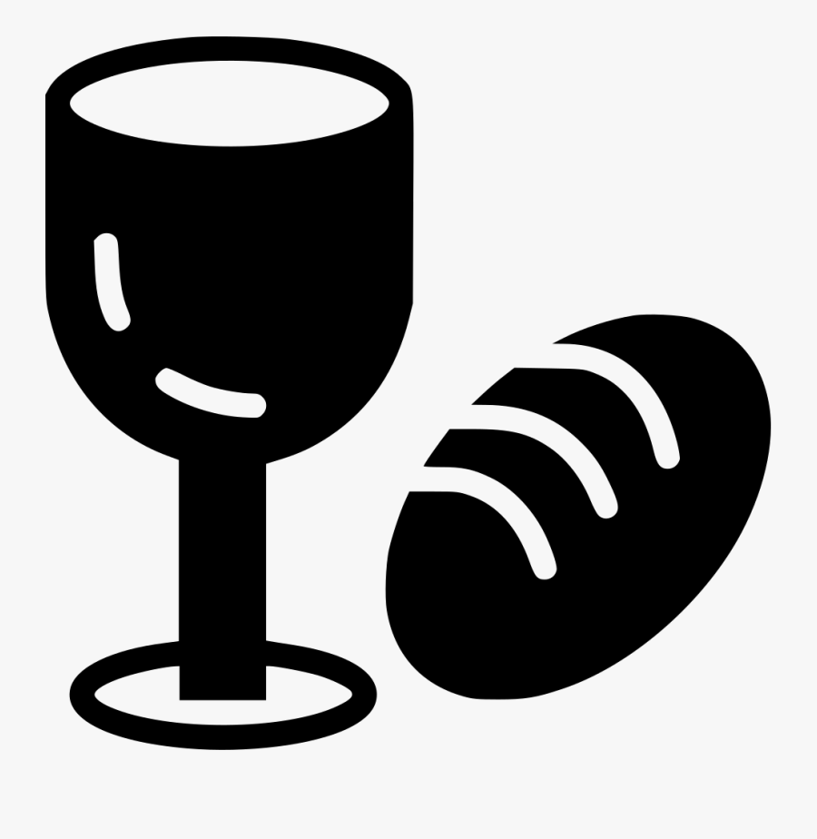 Wine And Bread - Bread And Wine Icon, Transparent Clipart
