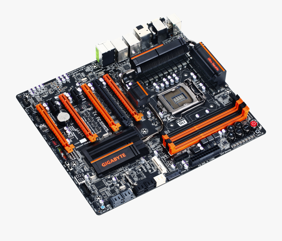 Download Motherboard Png Pic - Ga Z77x Up7, Transparent Clipart