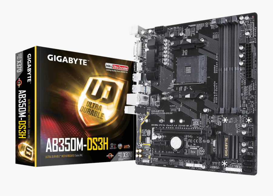 Gigabyte Ga Ab350m Ds3h V2, Transparent Clipart