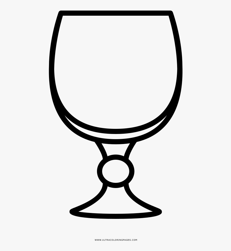 Goblet Coloring Page, Transparent Clipart