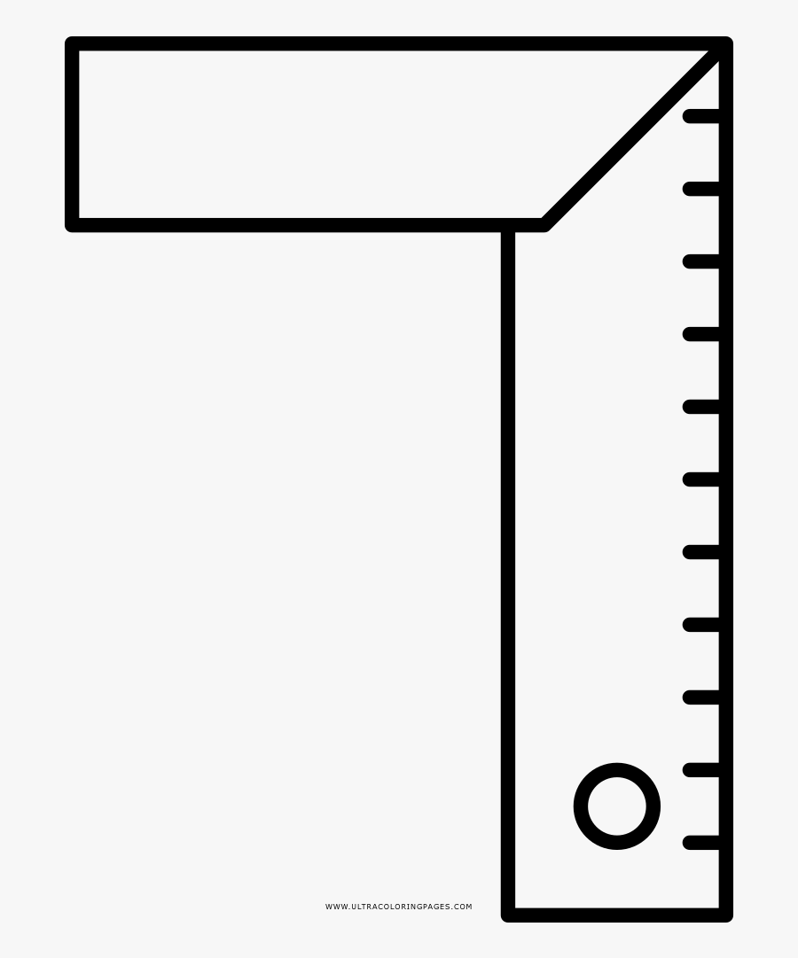 Transparent 12 Inch Ruler Clipart - Monochrome, Transparent Clipart