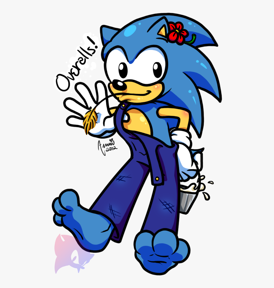 Sonic Overalls, Transparent Clipart