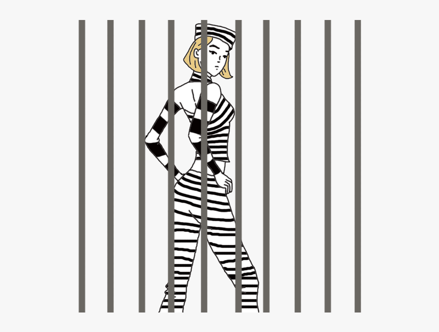 Jail Clipart Female Prisoner - Jail Clipart, Transparent Clipart