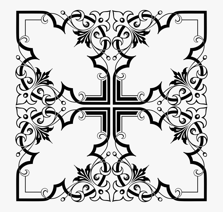 Fancy Frame Extrapolation - Borders Design For Microsoft Word, Transparent Clipart