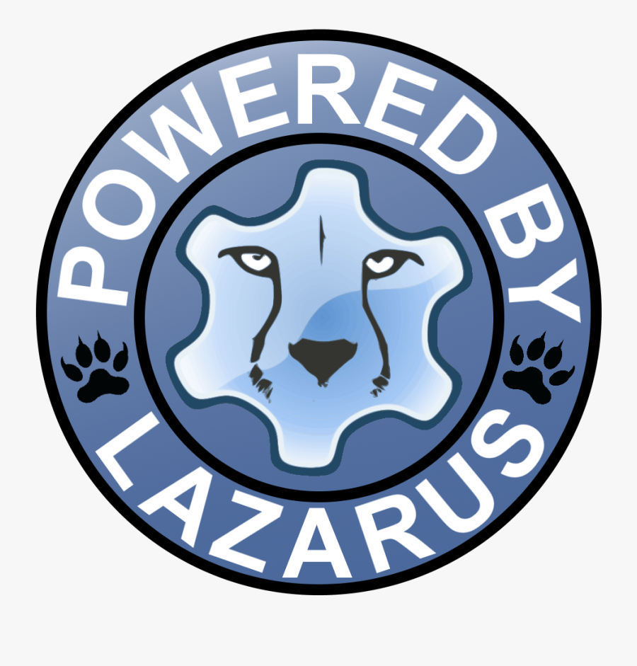 Powered By Graphic - Lazarus, Transparent Clipart