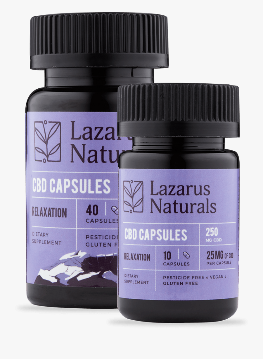 Lazarus Naturals Cbd Capsules, Transparent Clipart