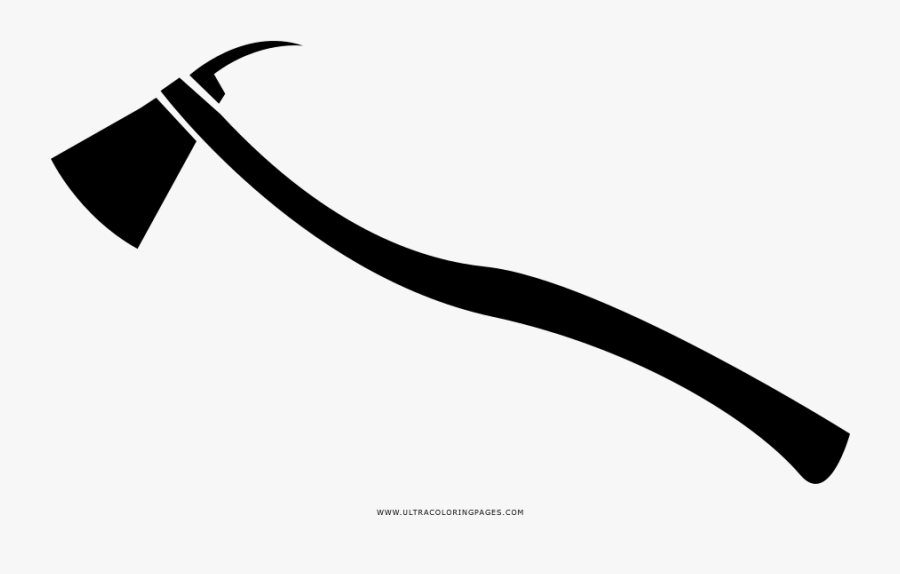 Pick Axe Coloring Page, Transparent Clipart