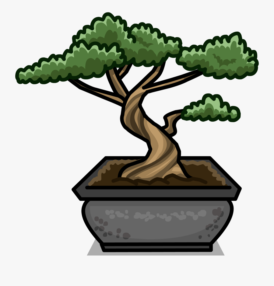 Tree Club Penguin Wiki - Club Penguin Bonsai Tree, Transparent Clipart