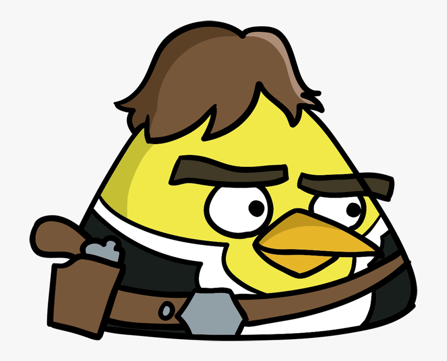Angry Birds Star Wars The Force Awakens Han Solo, Transparent Clipart