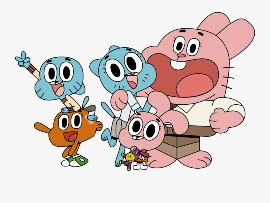Gumball Clipart Watersons - Amazing World Of Gumball Wattersons Family, Transparent Clipart