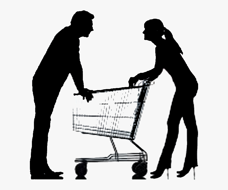 Alistair And Alexis Go To The Grocery Store Biff Sock - Shopping Cart, Transparent Clipart