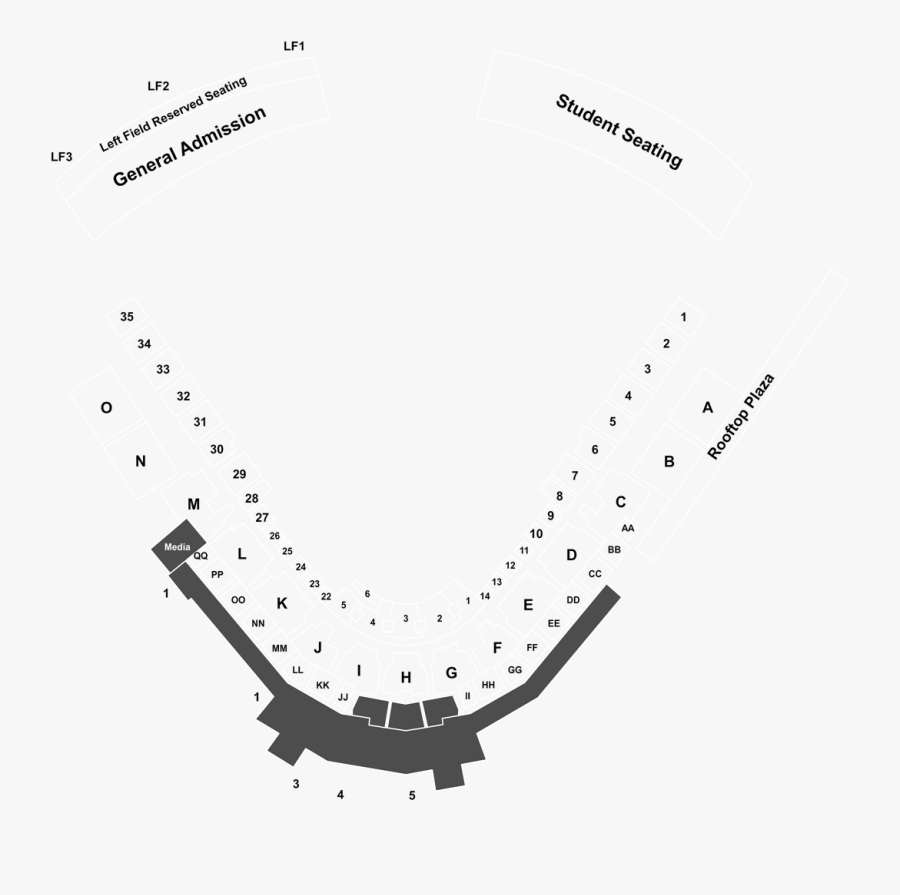 Ole Miss Rebels Baseball Vs Mississippi State Bulldogs - Swayze Field Seating Chart, Transparent Clipart