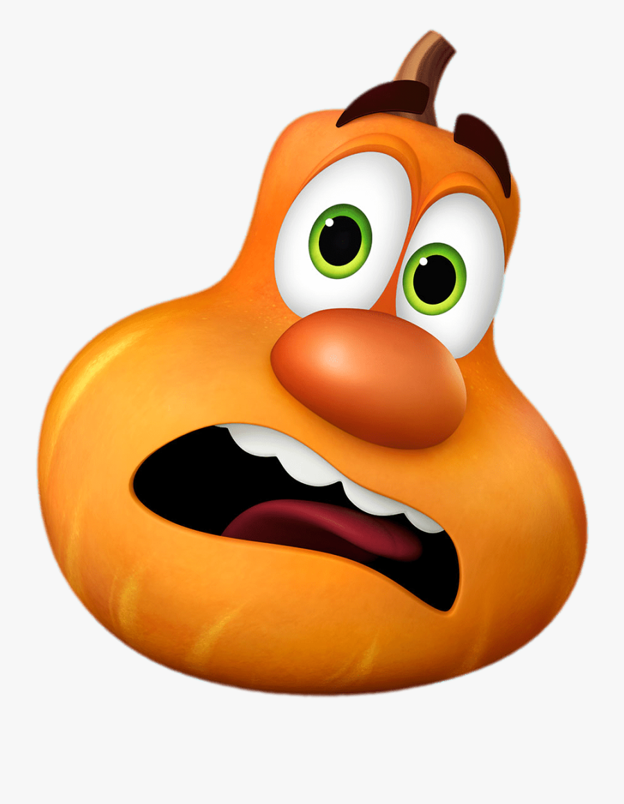 Jimmy Gourd Frightened - Veggietales Jimmy Gourd, Transparent Clipart