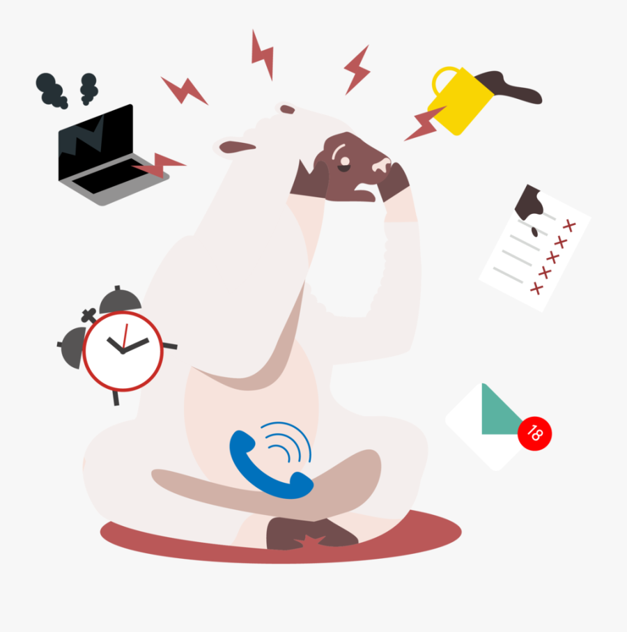 Lamas-06, Transparent Clipart