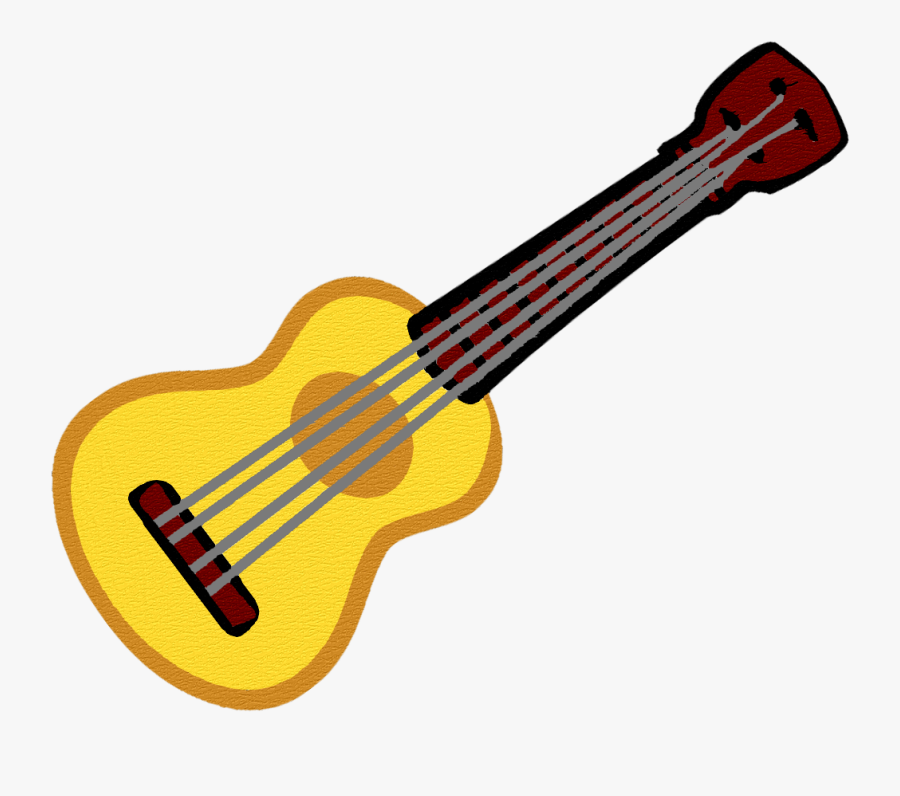 Hawaiian Clipart Ukelele - Guitar Clipart Transparent Background, Transparent Clipart