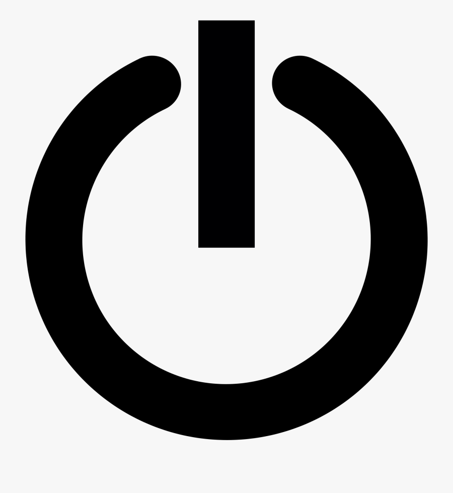 Clip Art File Svg Wikimedia Commons - Computer Power Button Logo, Transparent Clipart