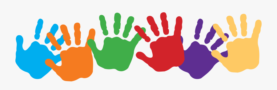 Transparent Colourful Hands Png, Transparent Clipart