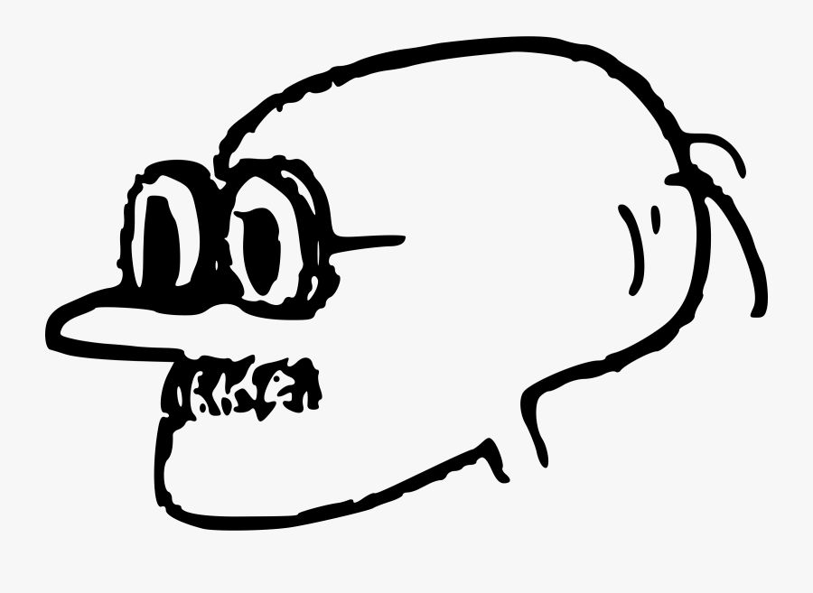 Cartoon Head 62 Clip Arts - Transparent Of Cartoon Head, Transparent Clipart