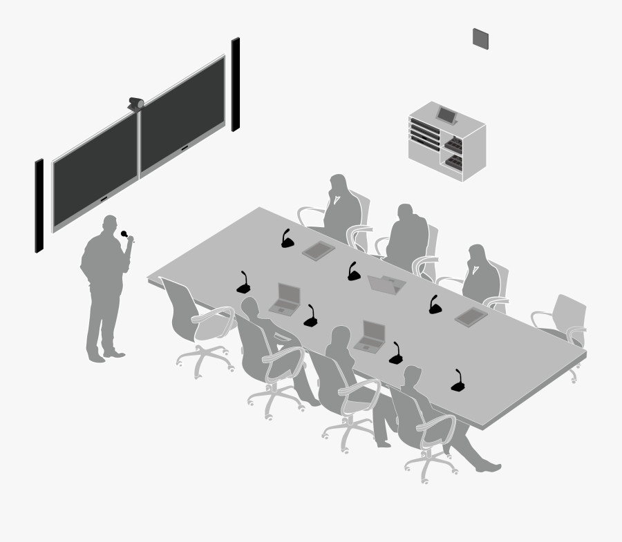 Corporate Meeting Room Setup With The Microflex Wireless - Meeting Room