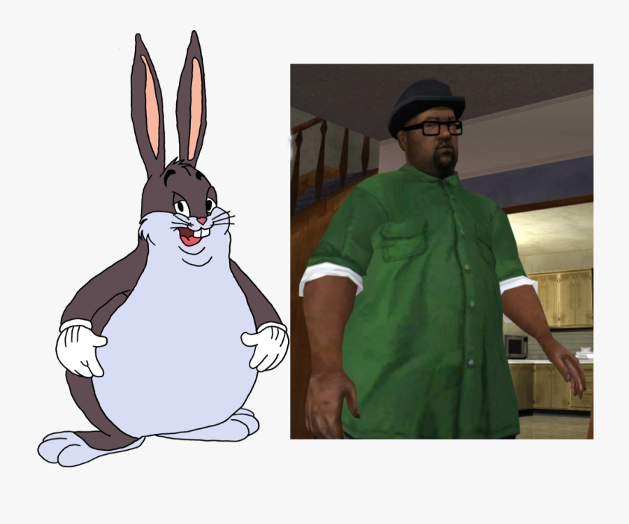 Memeis The Fursona Of Big Smoke Big Chungus - Gta San Andreas Big Smoke, Transparent Clipart
