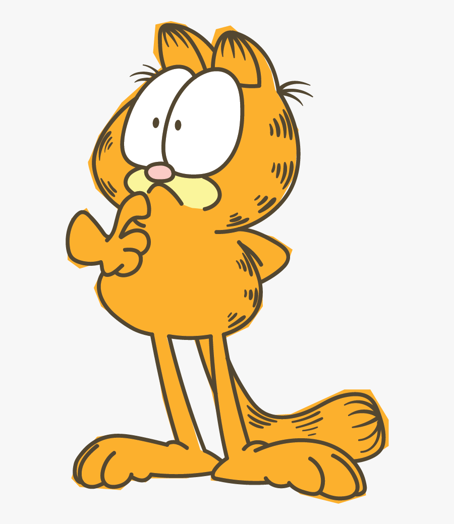 Garfield Line Messaging Sticker - Transparent Background Garfield Png, Transparent Clipart