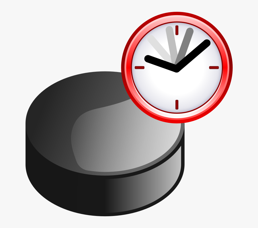 Hockey Current Event - Clock Icon, Transparent Clipart