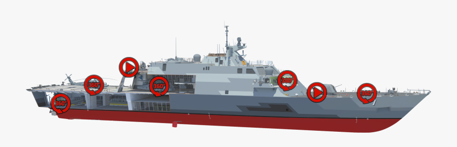 Tour The Uss Detroit - Inside Freedom Class Lcs, Transparent Clipart