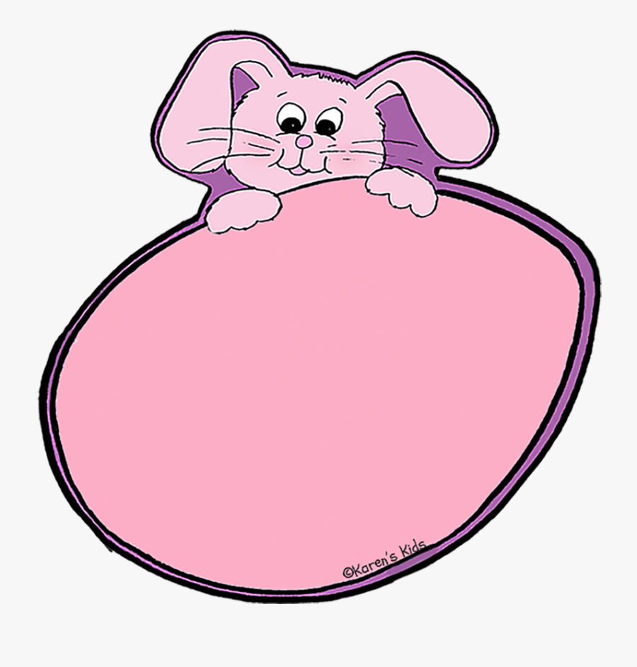 Click Here To Download Karen"s Kids Spring Bunny Clip - Cartoon, Transparent Clipart