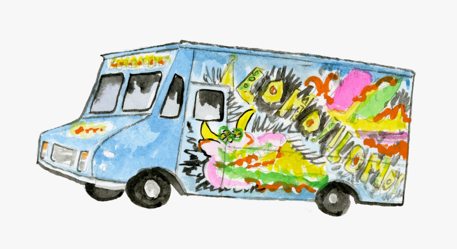 Transparent Food Truck Clipart, Transparent Clipart