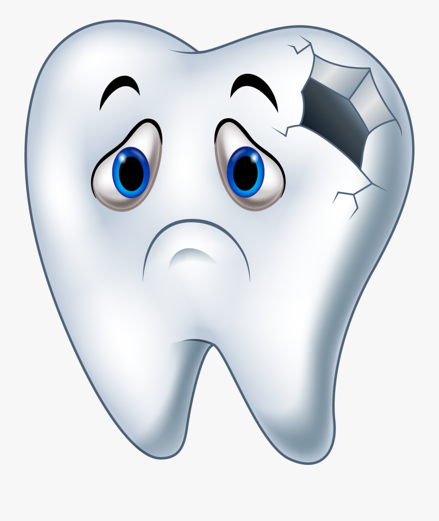 Cartoon Human Holes In - Tooth Decay Png, Transparent Clipart