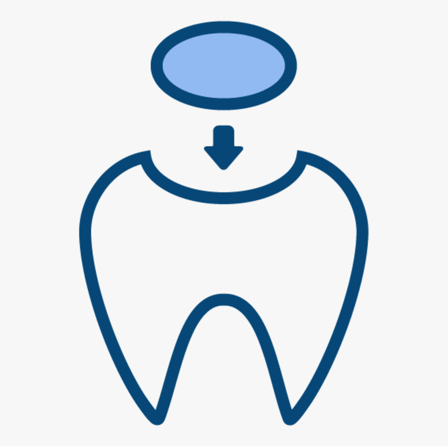 Service Icon - Tooth Filling Icon, Transparent Clipart