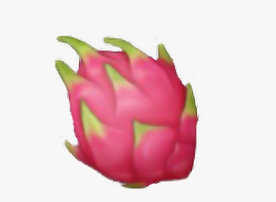 #fruit #fruits #pink #green #dragon #nature #emoji - Dragon Fruit Emoji Png, Transparent Clipart