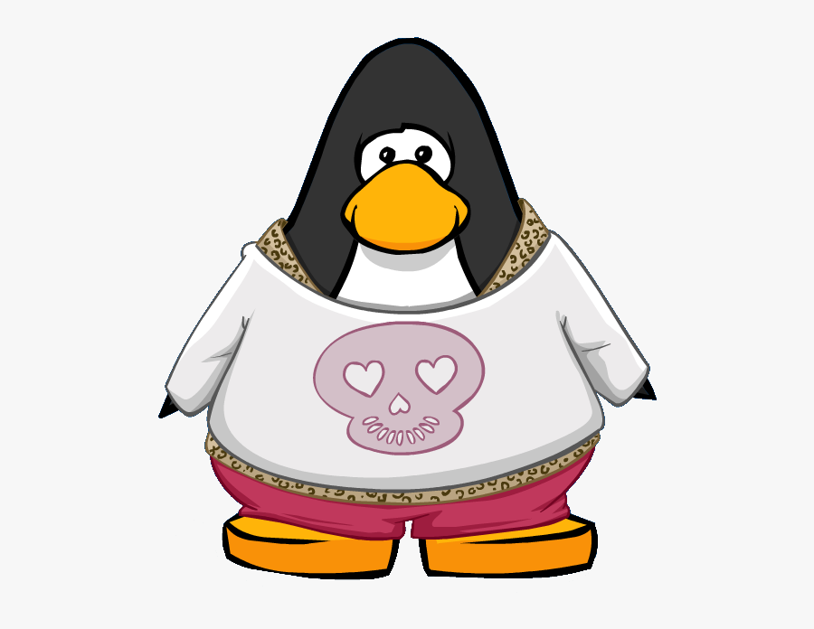 Creepy Cutie T-shirt From A Player Card - Penguin With A Tie, Transparent Clipart