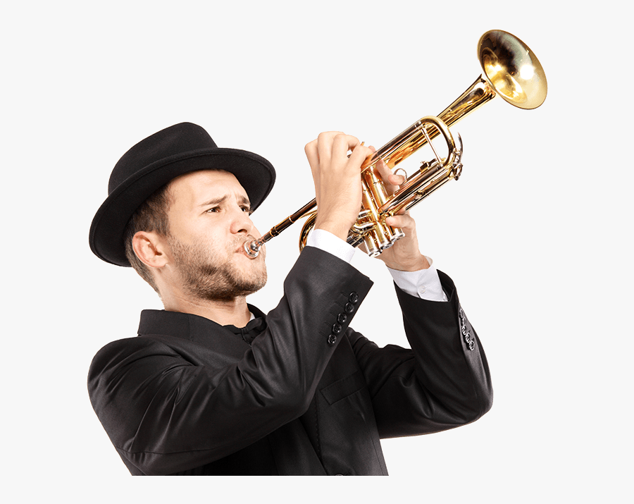 Музыка играет труба. Трубач тромбон. Трубач музыкальный инструмент. Играющий на трубе. Трубач с трубой.