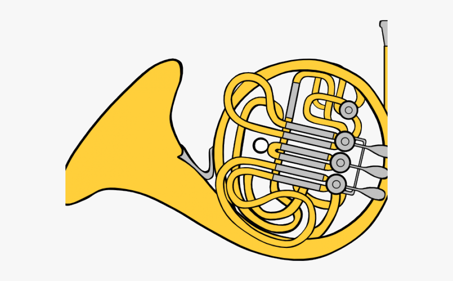 French Horn Clip Art , Transparent Cartoons - French Horn Clipart, Transparent Clipart