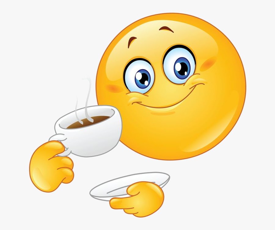 Good Morning Send Along This Smiley To Wish Someone Emoji Drinking