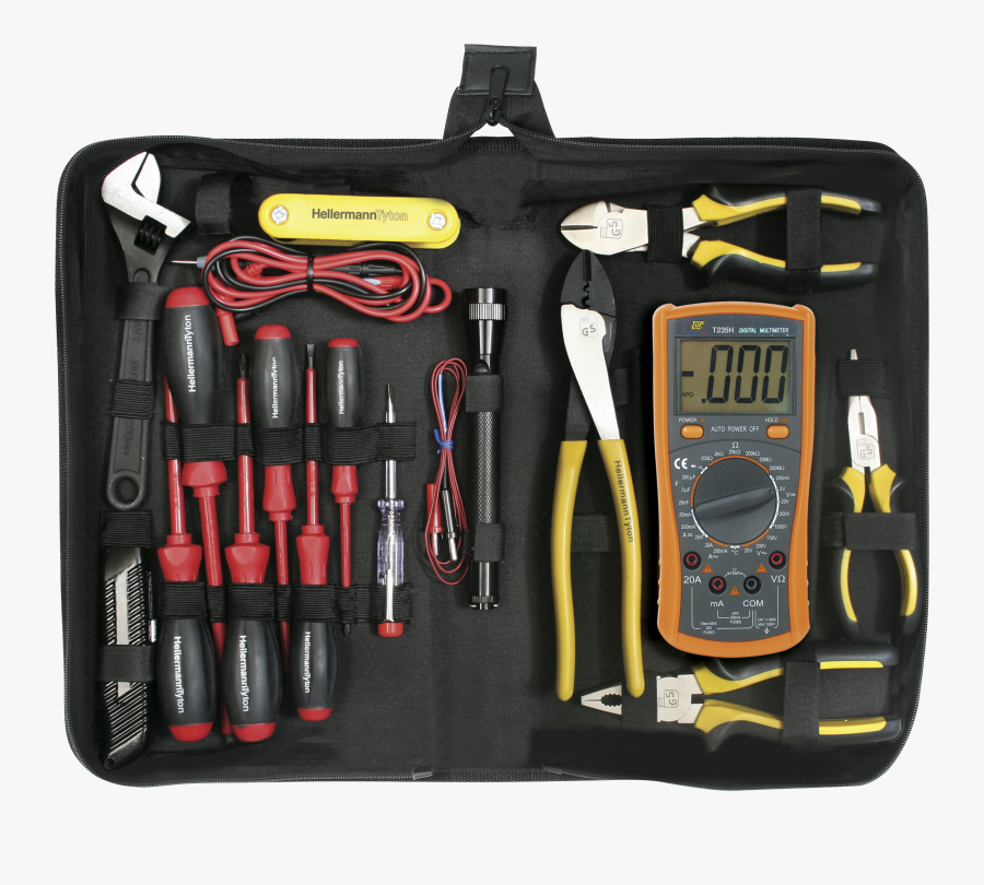 Electrical Tool Kit, Transparent Clipart
