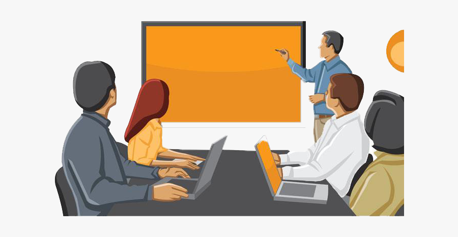 Businessperson Cartoon Clip Art - Cartoon People In Office, Transparent Clipart