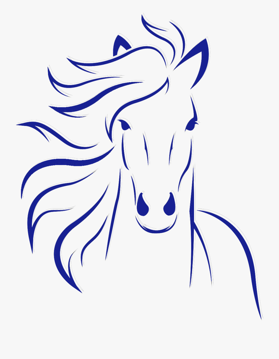 Arabian Horse Royalty-free Clip Art - Drawing Of A Horse Face, Transparent Clipart