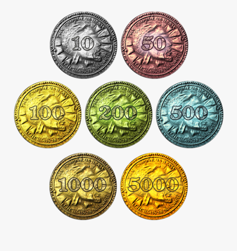 Make Your Own Skyrim - Skyrim Monopoly Coins, Transparent Clipart