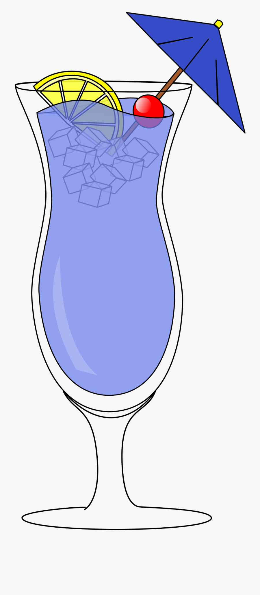 Aqua Velva Clip Arts - Cocktail Clipart Blue, Transparent Clipart