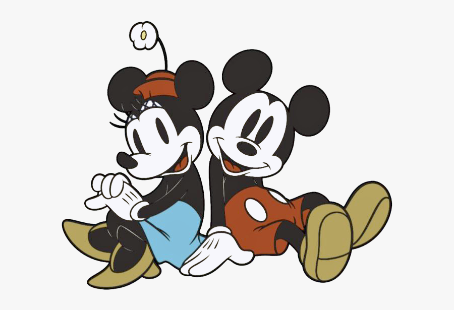 Minnie Classic Sit - Mickey Mouse Minnie Mouse Classic Clipart, Transparent Clipart