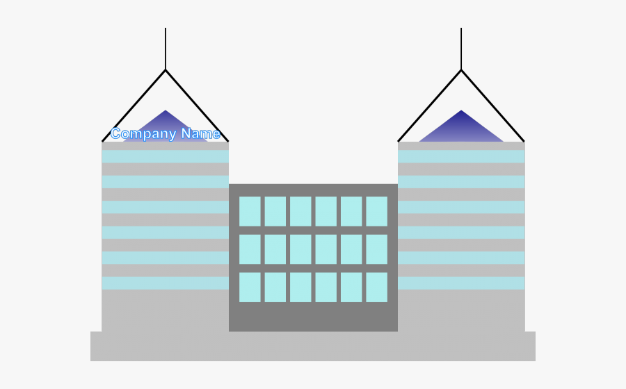 Gedung Animasi Png, Transparent Clipart