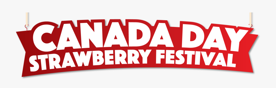 Canada Day Strawberry Festival - Oval, Transparent Clipart