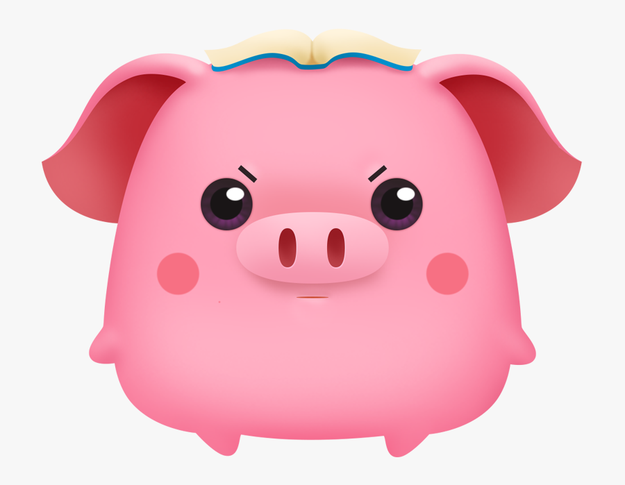Pig Snout Pink M - Animated Piggy Nose, Transparent Clipart